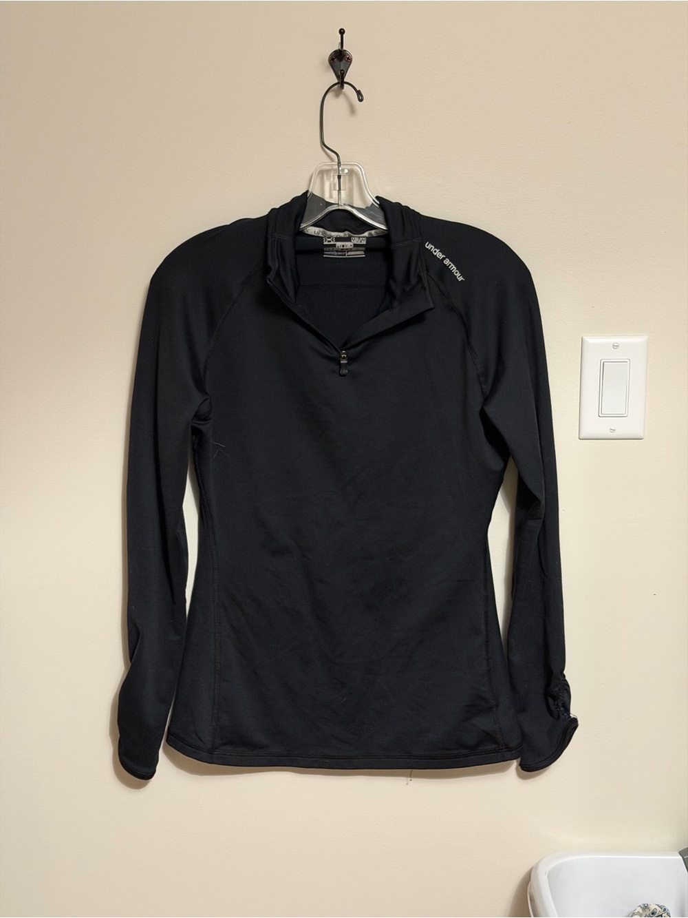 Under Armour Black ColdGear Fitted Performance Top